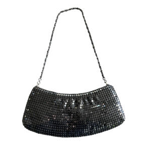 Black Sequined Purse Cocktail‎ Bag Special Occasion